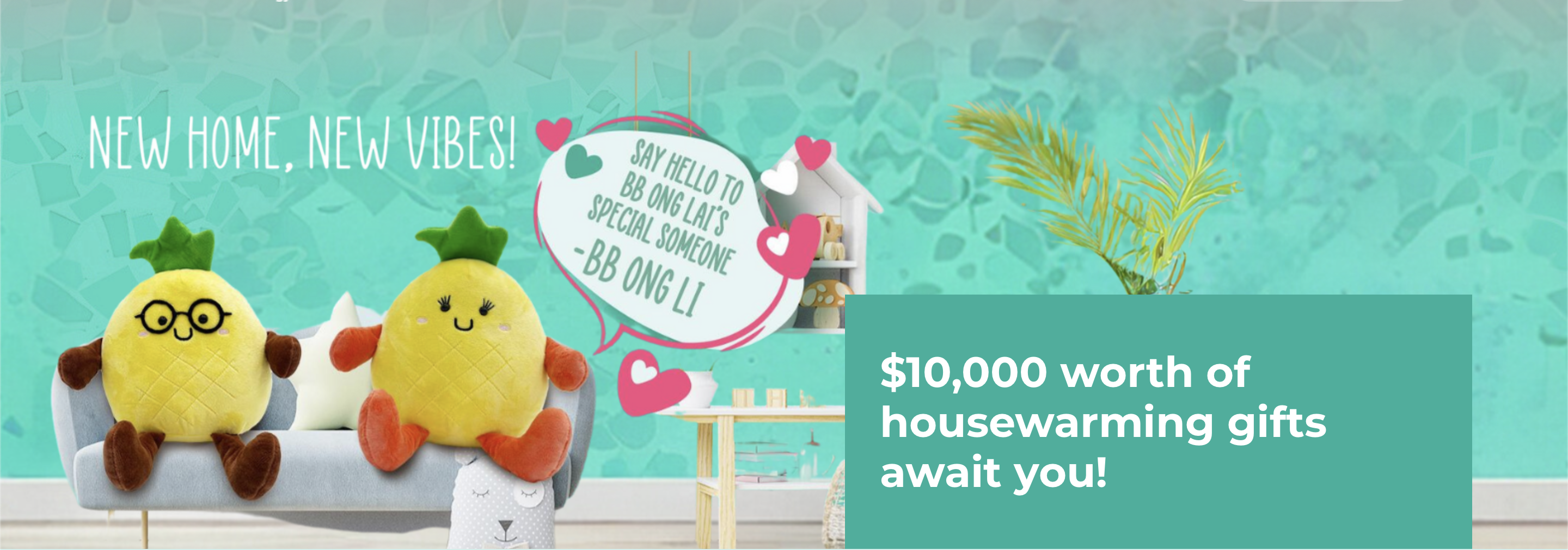 $10,000 worth of housewarming gifts await you!
