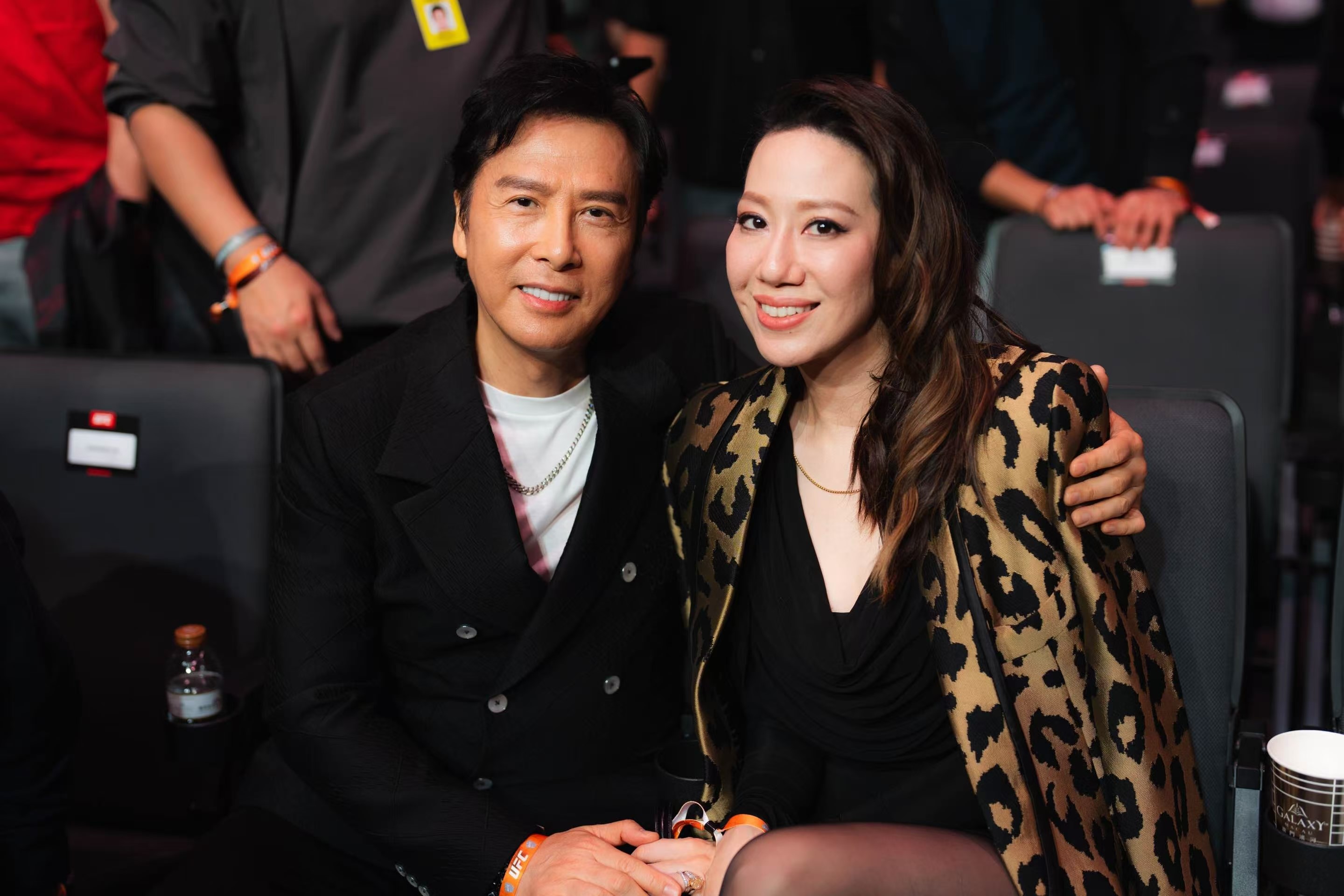 Martial artist and action director Donnie Yen and Mrs. Yen was also one of the live audiences of the UFC® FIGHT NIGHT MACAU: YAN vs. FIGUEIREDO.