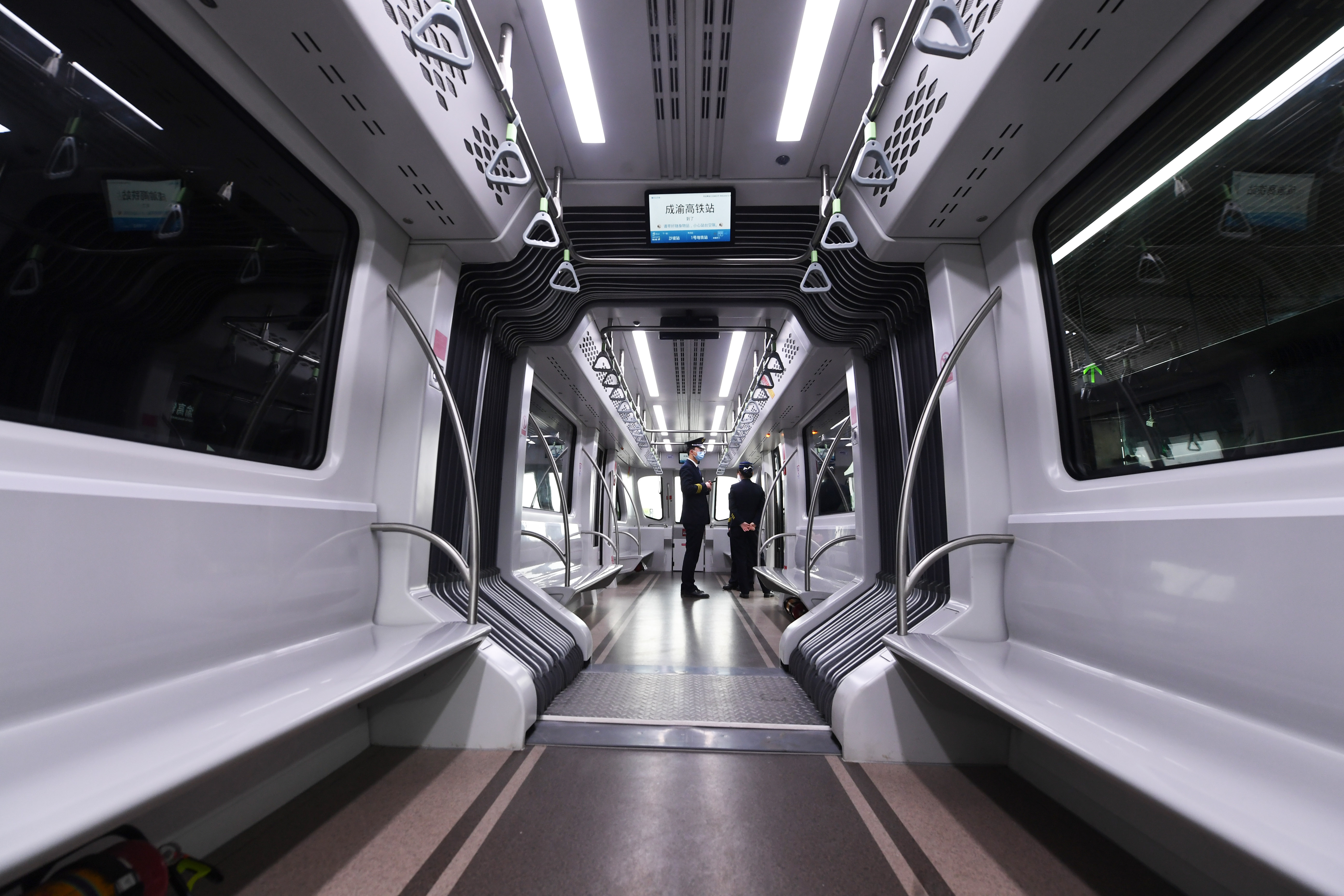 The world’s first driverless Cloud Bus officially opened in Bishan, Chongqing