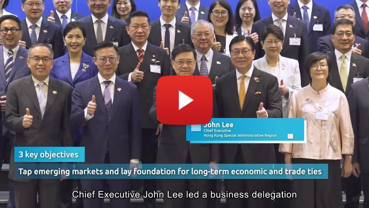 A high-level Hong Kong business delegation